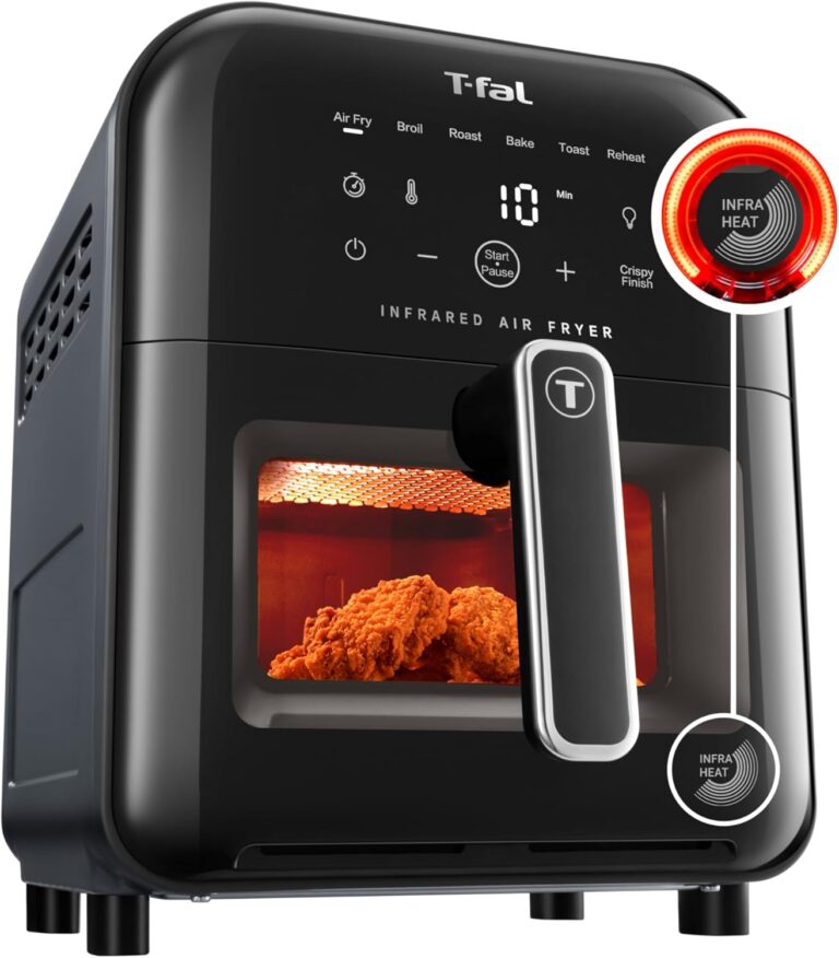 T-fal Infrared Air Fryer, 2x Faster Than Traditional Heating*, Large Air Fryer Toaster Oven Combo
