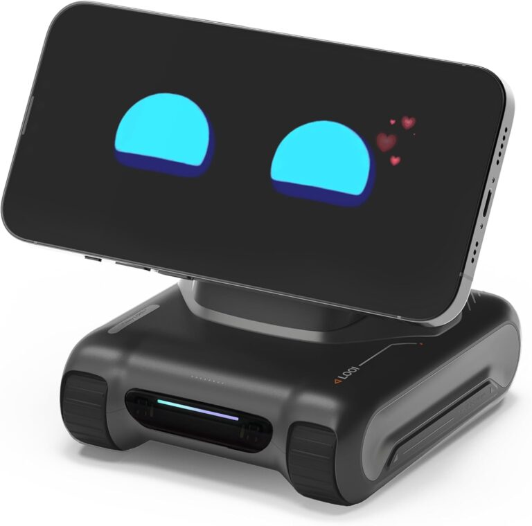 LOOI Robot-Space Black – AI Desktop Robot Companion,ChatGPT Voice Interaction,Visual Understanding,Personality