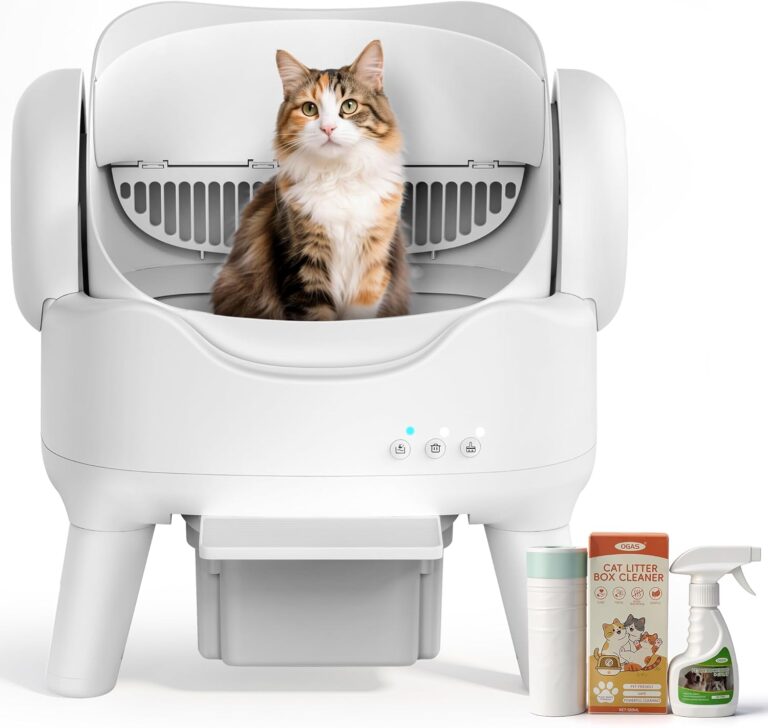 RPZ Automatic Self-Cleaning Cat Litter Box for Large Cats & Multi-Cat Homes